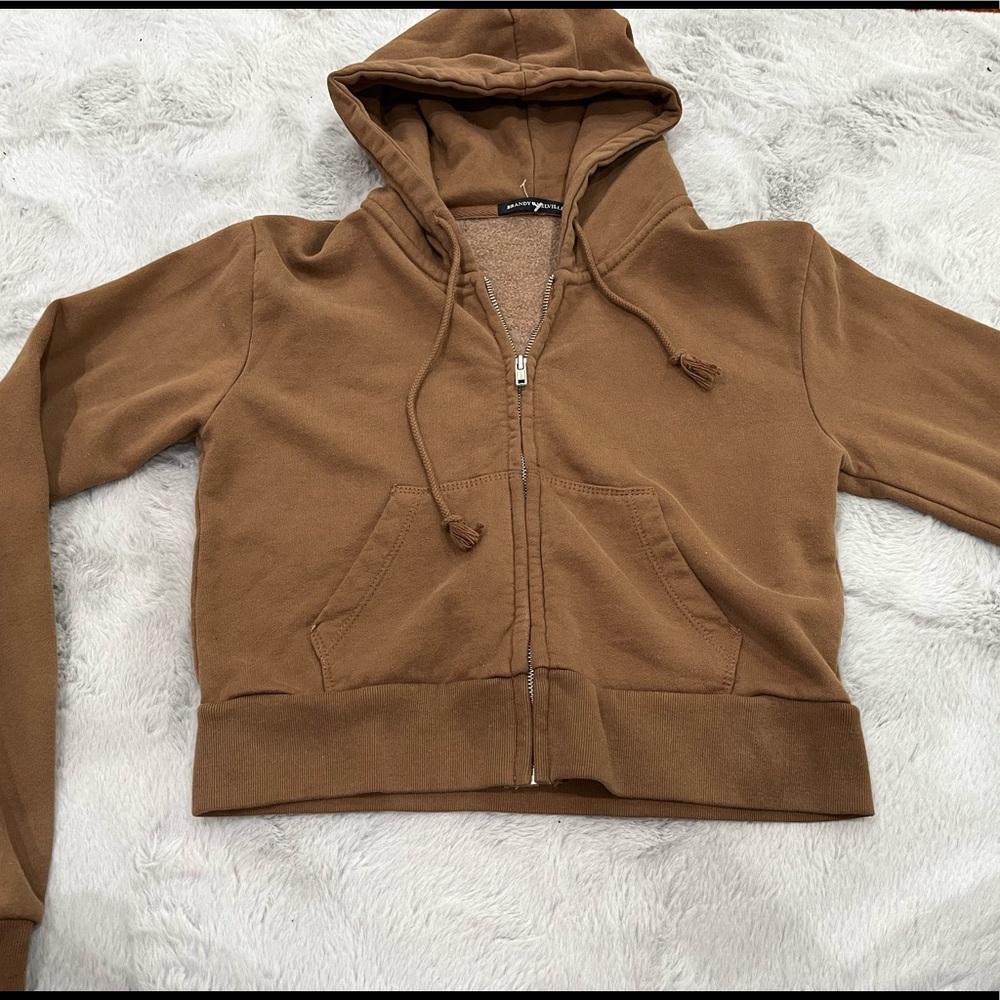 Brandy Melville cropped hoodie